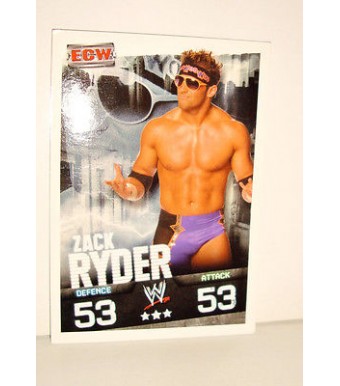 carte catch slam attax evolution topps  - ZACK RYDER