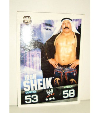 carte catch slam attax evolution topps  - IRON SHEIK 