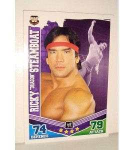 carte catch slam attax mayhem topps  - RICKY DRAGON STEAMBOAT