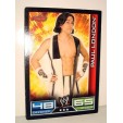 carte catch slam attax mayhem topps  trading card -  paul london