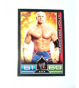 CARTE DE CATCH SLAM ATTAX RAW HARDCORE HOLLY