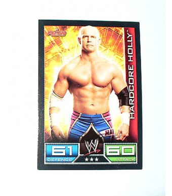CARTE DE CATCH SLAM ATTAX RAW HARDCORE HOLLY