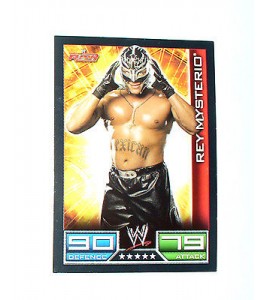 CARTE DE CATCH SLAM ATTAX RAW REY MYSTERIO