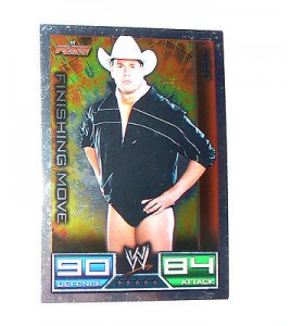 RARE CARTE HOLO DE CATCH SLAM ATTAX RAW JBL 