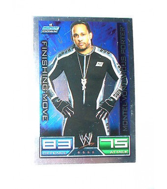 RARE CARTE HOLO DE CATCH SLAM ATTAX SMACK DOWN MONTEL VONTAVIOUS PORTER