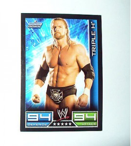 CARTE DE CATCH SLAM ATTAX SMACK DOWN TRIPLE H