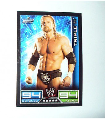 CARTE DE CATCH SLAM ATTAX SMACK DOWN TRIPLE H