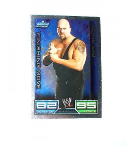 RARE CARTE HOLO DE CATCH SLAM ATTAX SMACK DOWN BIG SHOW