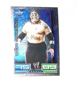 RARE CARTE HOLO DE CATCH SLAM ATTAX SMACK DOWN UMAGA