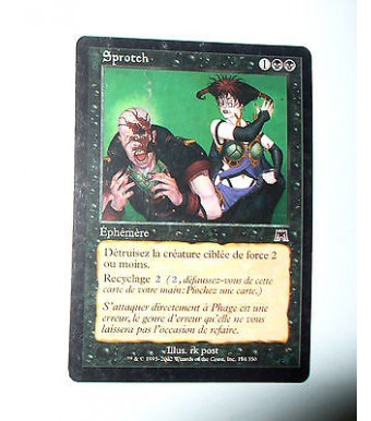 CARTE MTG MAGIC - VERSION FRANCAISE SPROTCH