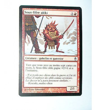 CARTE MTG MAGIC - VERSION FRANCAISE SOUS-FIFRE AKKI