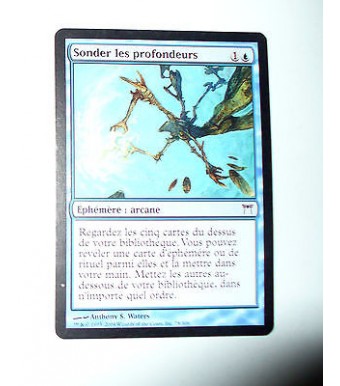 CARTE MTG MAGIC - VERSION FRANCAISE SONDER LES PROFONDEURS