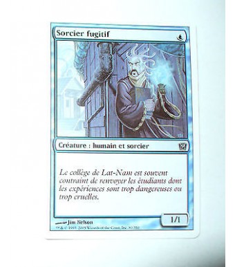 CARTE MTG MAGIC - VERSION FRANCAISE SORCIER FUGITIF 