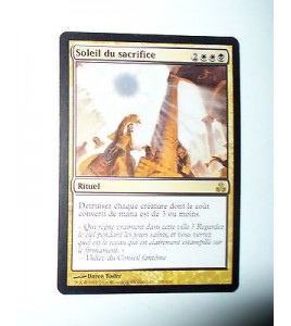 CARTE MTG MAGIC - VERSION FRANCAISE SOLEIL DU SACRIFICE