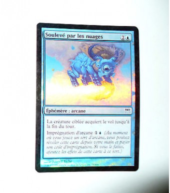 CARTE MTG MAGIC FOIL - VERSION FRANCAISE SOULEVE PAR LES NUAGES 