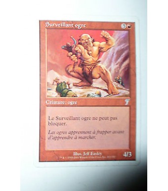 CARTE MTG MAGIC - VERSION FRANCAISE SURVEILLANT OGRE