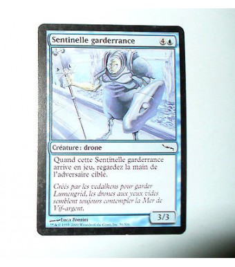 CARTE MTG MAGIC - VERSION FRANCAISE SENTINELLE GARDERRANCE