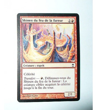 CARTE MTG MAGIC - VERSION FRANCAISE SHINEN DU FEU DE LA FUREUR