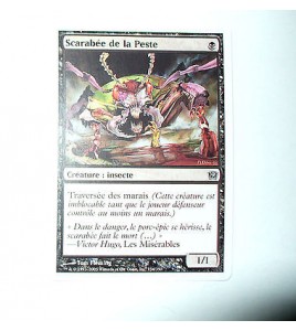 CARTE MTG MAGIC - VERSION FRANCAISE SCARABEE DE LA PESTE 