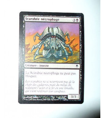 CARTE MTG MAGIC - VERSION FRANCAISE SCARABEE NECROPHAGE  