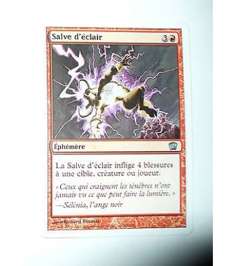 CARTE MTG MAGIC - VERSION FRANCAISE SALVE D'ECLAIR 