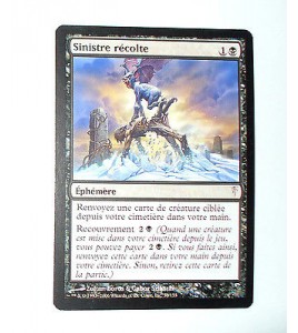 CARTE MTG MAGIC - VERSION FRANCAISE SINISTRE RECOLTE