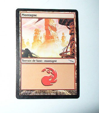 CARTE MTG MAGIC - VERSION FRANCAISE MONTAGNE 13
