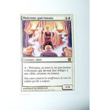 CARTE MTG MAGIC - VERSION FRANCAISE MAITRESSE GUERISSEUSE