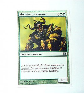 CARTE MTG MAGIC - VERSION FRANCAISE MONSTRE DE MOUSSE 