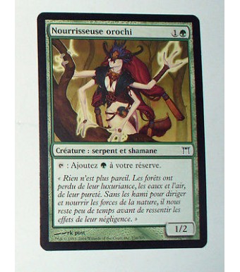 CARTE MTG MAGIC - VERSION FRANCAISE NOURRISSEUSE OROCHI