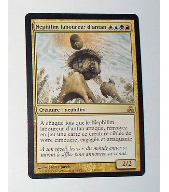CARTE MTG MAGIC - VERSION FRANCAISE NEPHILIM LABOUREUR D'ANTAN  