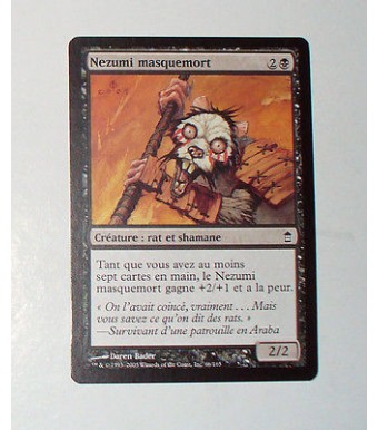 CARTE MTG MAGIC - VERSION FRANCAISE NEZUMI MASQUEMORT 