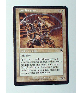 CARTE MTG MAGIC - VERSION FRANCAISE CAVALIER DARU