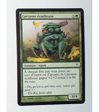 CARTE MTG MAGIC - VERSION FRANCAISE CARCASSE ECAILLEUSE