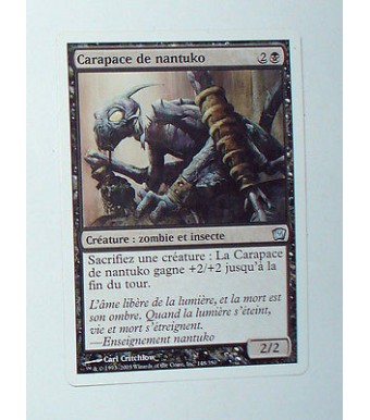 CARTE MTG MAGIC - VERSION FRANCAISE CARAPACE DE NANTUKO 