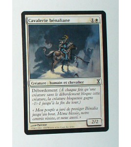 CARTE MTG MAGIC - VERSION FRANCAISE CAVALERIE BENALIANE