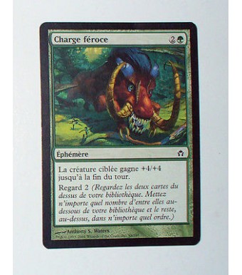 CARTE MTG MAGIC - VERSION FRANCAISE CHARGE FEROCE 