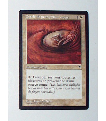 CARTE MTG MAGIC - VERSION FRANCAISE CERCLE DE PROTECTION ROUGE