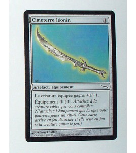 CARTE MTG MAGIC - VERSION FRANCAISE CIMETERRE LEONIN 