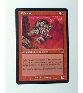 CARTE MTG MAGIC - VERSION FRANCAISE CHIEN FOU 