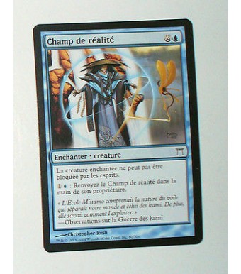 CARTE MTG MAGIC - VERSION FRANCAISE CHAMP DE REALITE