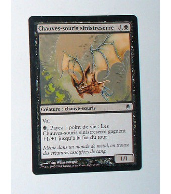 CARTE MTG MAGIC - VERSION FRANCAISE CHAUVES SOURIS SINISTRESERRE