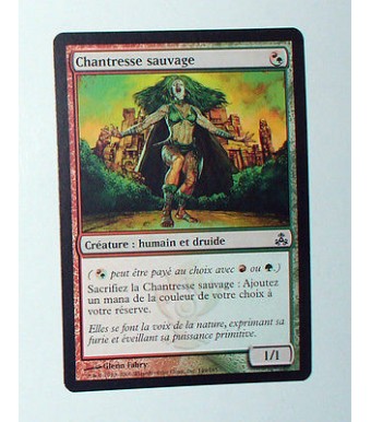 CARTE MTG MAGIC - VERSION FRANCAISE CHANTRESSE SAUVAGE