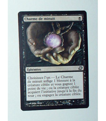 CARTE MTG MAGIC - VERSION FRANCAISE CHARME DE MINUIT
