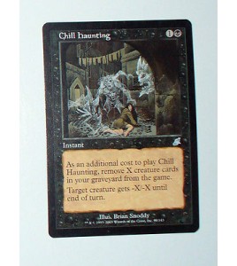 CARTE MTG MAGIC - VERSION ANGLAISE CHILL HAUNTING 