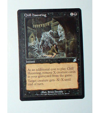 CARTE MTG MAGIC - VERSION ANGLAISE CHILL HAUNTING 