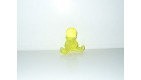 FIGURINE VINTAGE 80'S LES BABIES JAUNE TRANSLUCIDE N° 202 (4x4cm)