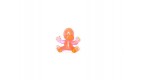 FIGURINE VINTAGE 80'S LES BABIES ROSE TRANSLUCIDE N° 207 (4x4cm)
