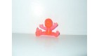 FIGURINE VINTAGE 80'S LES BABIES ROSE TRANSLUCIDE N° 226 (4x5cm)