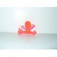 FIGURINE VINTAGE 80'S LES BABIES ROSE TRANSLUCIDE N° 226 (4x5cm)